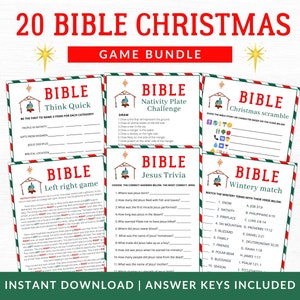 Church Christmas Party Games | Christmas Bible Games | Nativity Games | Bible Game Adults Kids | Youth Group Game | Christian Christmas Game