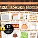 Thanksgiving Escape Room: A Fun Group Thanksgiving Game (printable) - Etsy