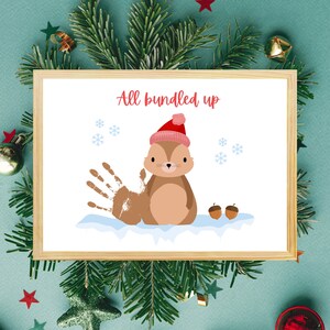 Winter Handprint Craft | Winter Preschool Craft | Winter Craft for Kids | Winter Craft Toddlers | Winter Craft | Printable