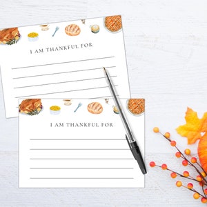 Ik ben dankbaar voor kaarten | Dankbaarheidsspel | Tafelspellen Thanksgiving | Dankbaarheidsdagboek | Dankbaarheidskaarten | Ik ben dankbaar voor afdrukbare