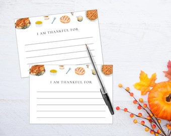 Thanksgiving Gratitude Game Cards | Printable Table Activity (Digital Download)
