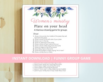 Funny Bible Game: Plate on Your Head - Women's Ministry (Digital Download)
