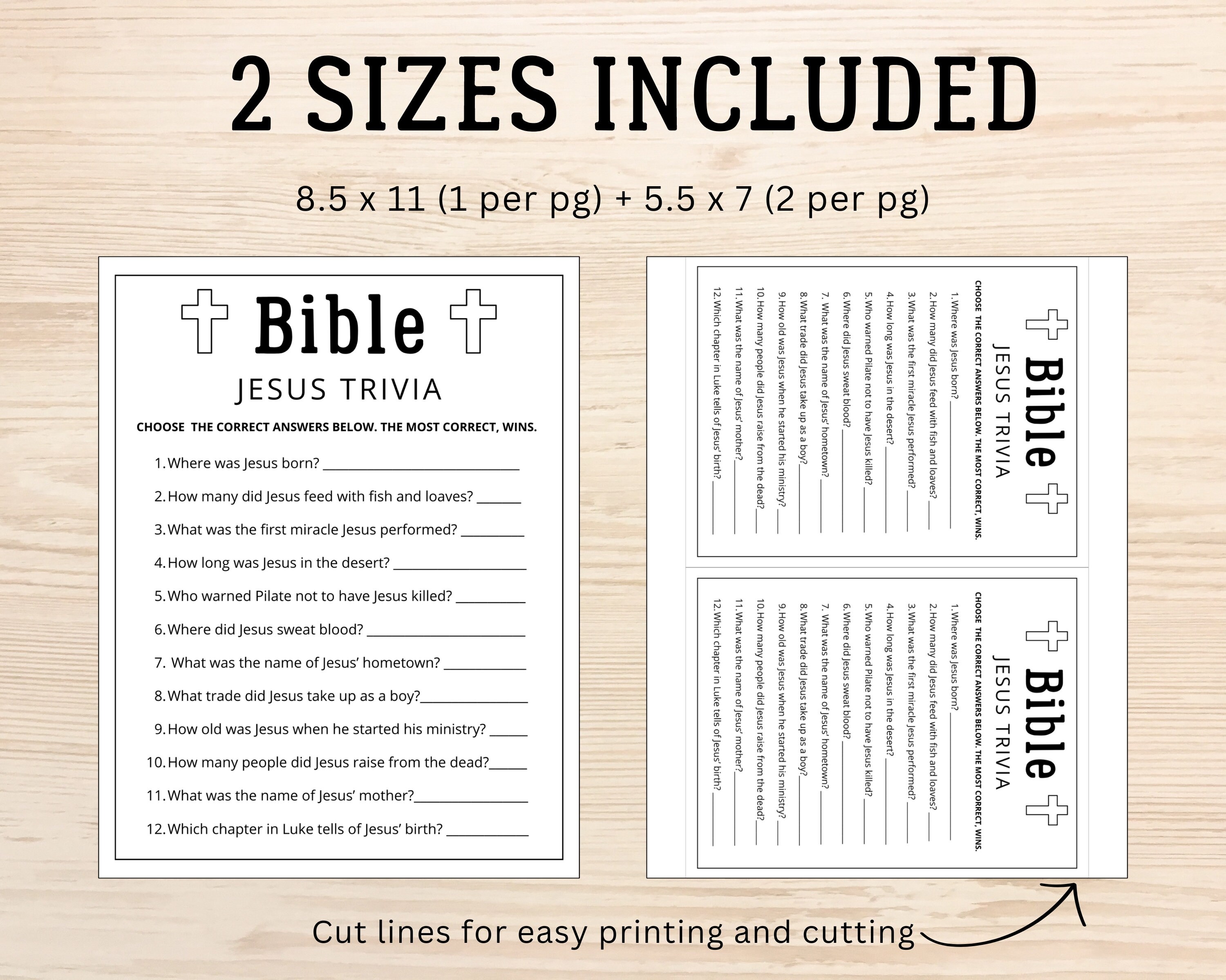 Mega Bible Games Bundle | Printable Christian Games (PDF) - Etsy