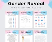 Gender Reveal Games Bundle | Gender Reveal Games | Gender Reveal Party Games | Blue Pink Gender Reveal | Gender Reveal Ideas | Printable