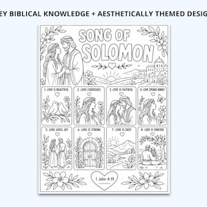 Colora la Bibbia: pagine da colorare cristiane per tutti i 66 libri (stampabili) immagine 3