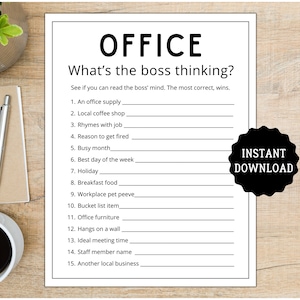 What&#39;s the Boss Thinking? | Office Party Games | Work Games | Office Games | Games for Work | Icebreaker Games | Team Building Games