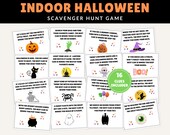Indoor Halloween Scavenger Hunt Game (Printable)