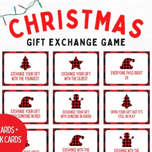 Christmas Dice Game Gift Exchange Rules Printable — TidyLady Printables