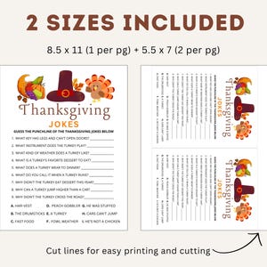 Thanksgiving Game Bundle: 40 Fun Printable Party Games (instant ...