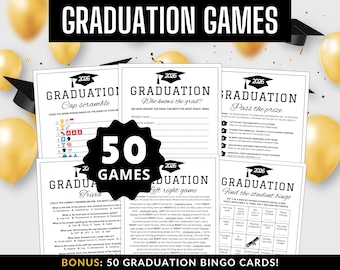 2026 Graduation Games: Fun Graduation Party Activities (Printable)