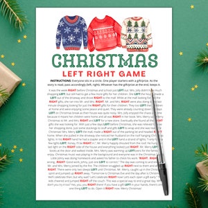 Left Right Christmas Game | Christmas Party Games | Right Left Game | Christmas Games | Christmas Games Groups for Families Adults Kids