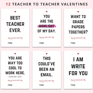 Lehrer für Lehrer Valentinstag | Lehrer für Lehrer Geschenk | Druckbare Lehrer Valentinstag | Valentinstag für Lehrer | Lehrer Coworker druckbar