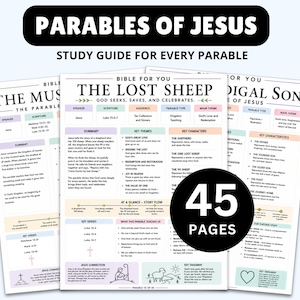 MEGA Guías de Estudio Bíblico: Resúmenes de toda la Biblia (Imprimibles) imagen 6