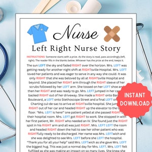 Left Right Nurse Game | Nurse Games | Nursing Party | Nursing Games | Medical Games | Doctor Games | Nurse Activities | Games for Nurses