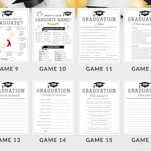 2026 Graduation Games: Fun Graduation Party Activities (Printable) image 5