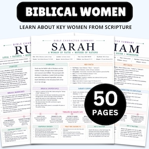 MEGA Guías de Estudio Bíblico: Resúmenes de toda la Biblia (Imprimibles) imagen 9