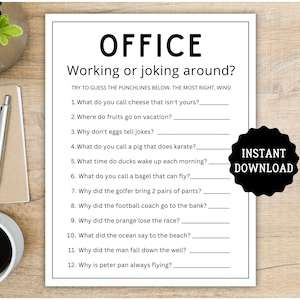 Office Jokes Game | Office Party Games | Work Games | Office Games | Games for Work | Icebreaker Games | Team Building Games | Funny Games
