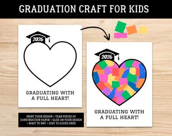 2026 Graduation Paper Craft Keepsake for Kids (Digital Download)