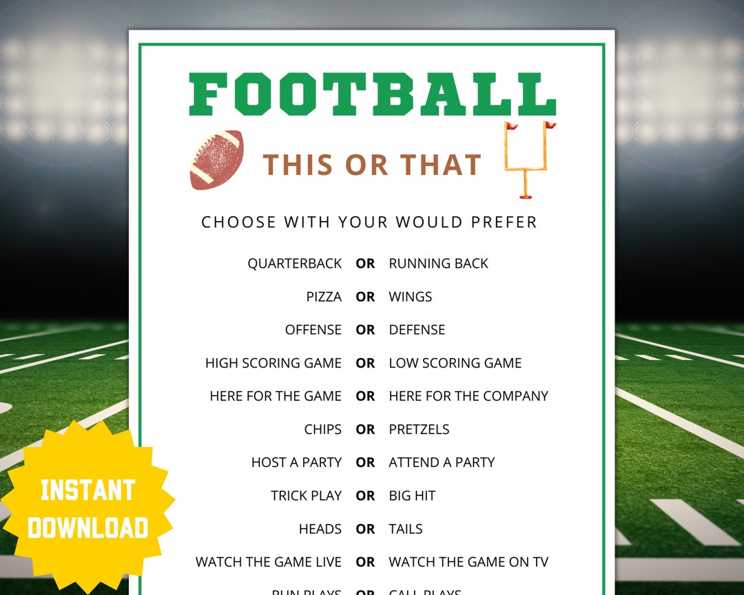 Football This Or That Football Game Football Party Game Football football-this-or-that-football-game-football-party-game-football