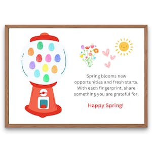Spring Handprint Craft | Spring Craft for Kids | Spring Craft Classroom Pre K | Spring Art for Kids | Spring Handprint Art | Printable Craft