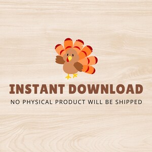 Thanksgiving Joke Game | Silly Turkey, Family Fun (digital Download) - Etsy