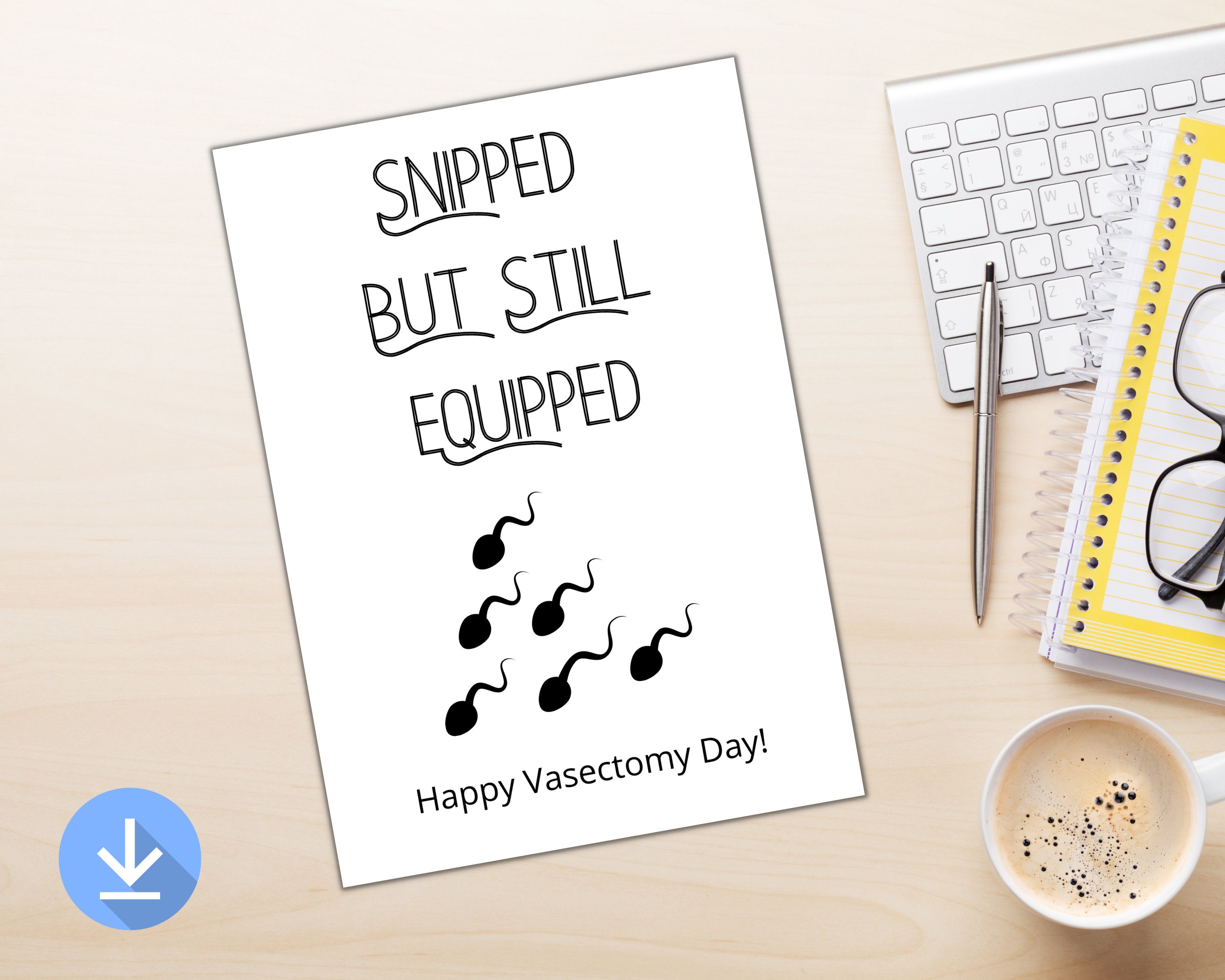 Vasectomy Card Vasectomy Gift Funny Vasectomy Vasectomy Etsy