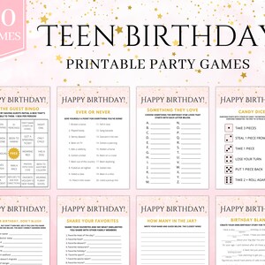 Teen Birthday Games Teen Girl Birthday Games Birthday Games for Girls ...