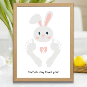 Easter Footprint Craft | Easter Footprint Art | Easter Craft School | Easter Craft Kids | Easter Craft Toddler | Easter Footprint Craft