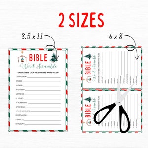 Church Christmas Party Games Christmas Bible Games - Etsy