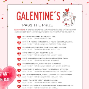 Valentines Pass the Prize | Valentine's Day Games | Galentine's Games ...