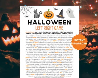 Halloween Links Rechts Spel | Leuke feestactiviteit (digitale download)