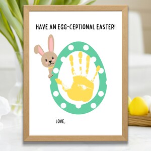 Easter Handprint Craft | Easter Handprint Art | Easter Craft School | Easter Craft Kids | Easter Craft Toddler | Easter Footprint Craft