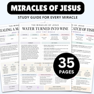 MEGA Guías de Estudio Bíblico: Resúmenes de toda la Biblia (Imprimibles) imagen 10
