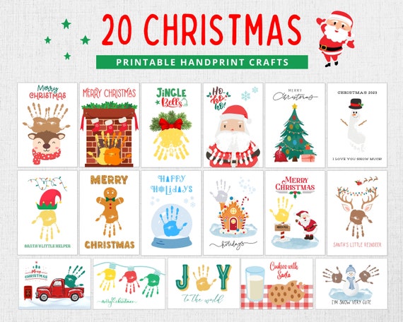 Christmas Handprint Craft Christmas Crafts for Kids Christmas