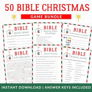 Church Christmas Party Games | Christmas Bible Games | Nativity Games | Bible Game Adults Kids | Youth Group Game | Christian Christmas Game
