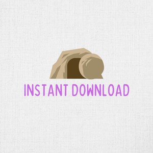 He is Risen Handprint Craft | Christian Easter Art (Digital Download) image 3