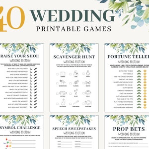 Wedding Games | Wedding Games Digital | Wedding Games for Guests | Wedding Bingo | Wedding Games Bundle | Wedding Reception Games