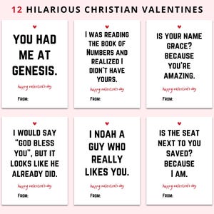 Christliche Valentinskarten | Lustige christliche Valentinsgrüße | Bibel Valentinstage | Kirche Valentines | Hilarious Christian Valentines | Bibel-Wortspiel