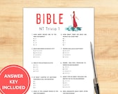 New Testament Bible Trivia Game | Youth Group, Christian (Printable)