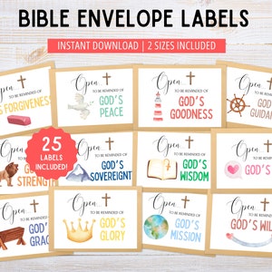Regalos Bíblicos / Regalos Cristianos / Regalos del Ministerio de Mujeres / Regalos de Versículos Bíblicos / Tarjetas de Versículos Bíblicos / Regalos para Cristianos / Etiqueta de Sobre Bíblico