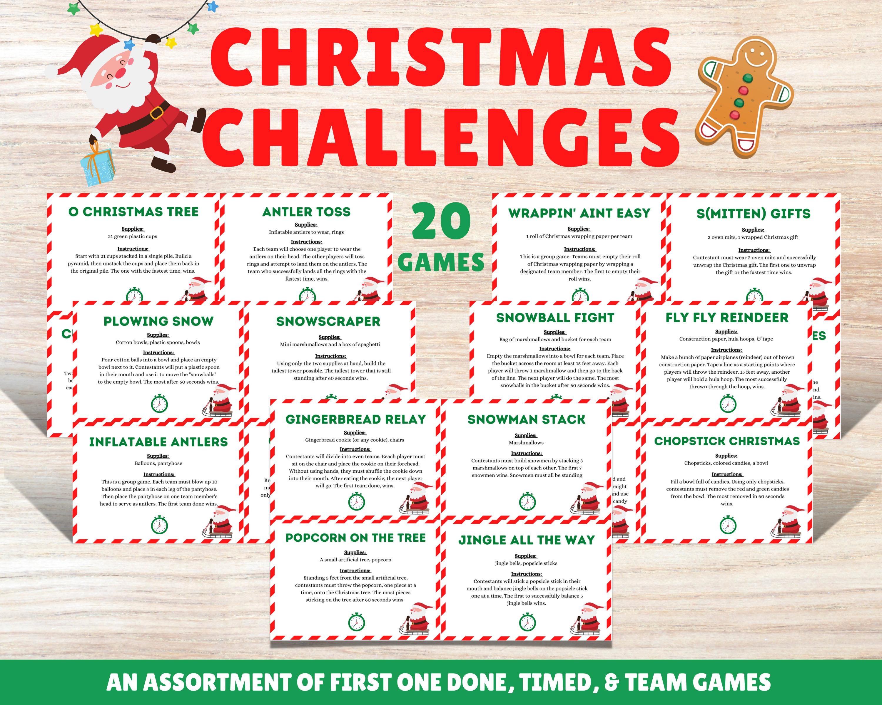Christmas Mega Game Bundle: Trivia, Bingo, Scavenger Hunt (printable ...