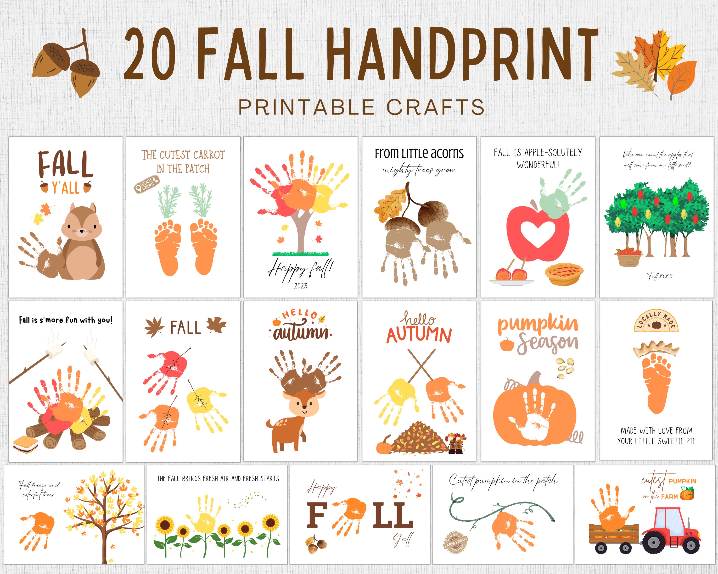 50 Easy Fall Crafts for Kids - Autumn Craft Ideas for Kids 2023