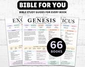 Bible Study Guides: Summaries for All 66 Books (Printable)