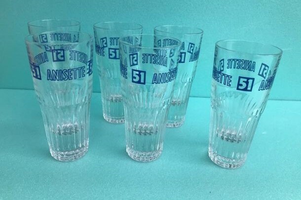 Lot de 6 Verres Anisette 51