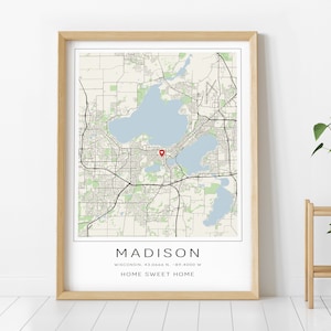 Plan de la ville personnalisé, Carte personnalisée, Poster de carte personnalisé, N'importe quelle ville, Décoration murale, Poster de voyage, Cadeau d'anniversaire, Cadeau de mariage | TÉLÉCHARGEMENT NUMÉRIQUE