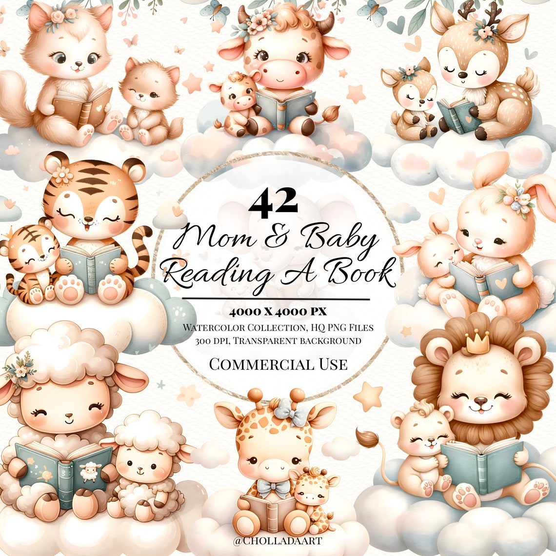 Free Printable Mom And Baby Animal Book