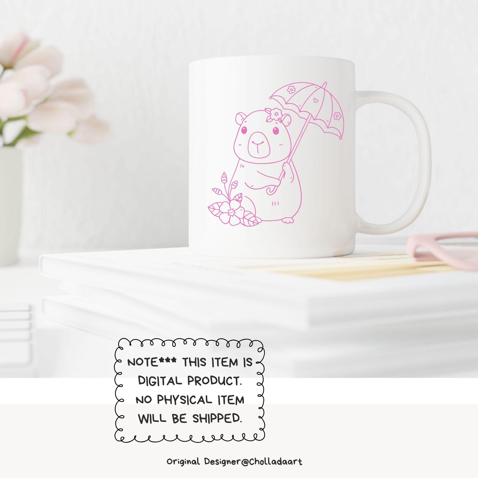 Spring Capybara Printable 58 Spring Capybara SVG Bundle, Spring Capybara Clipart, Cute Capybara ...