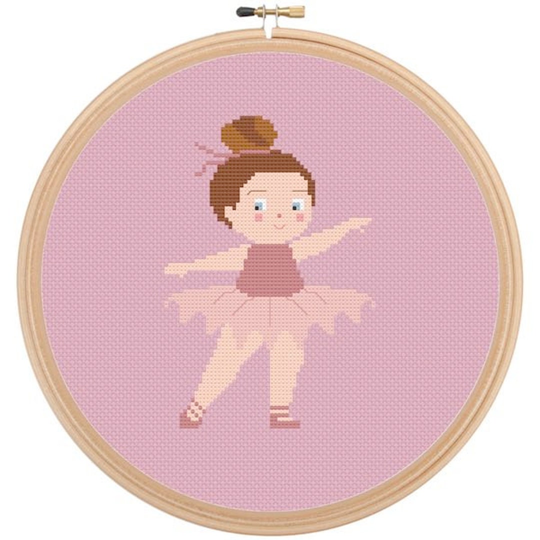 Ballerina - Cross Stitch Pattern (PDF) - Etsy