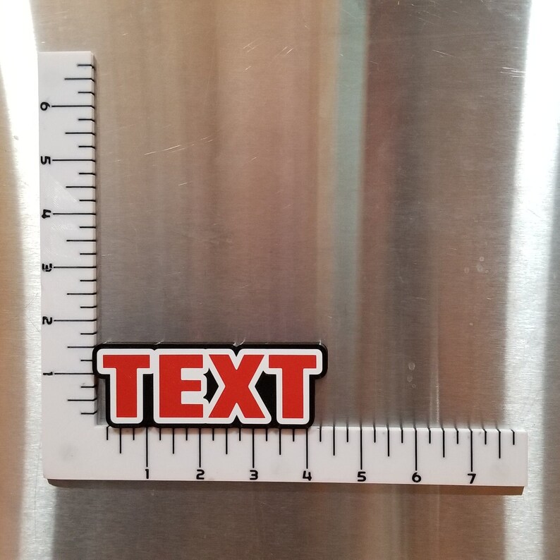 3D Printed Custom Text Refrigerator Magnets. the Perfect Gift for ...