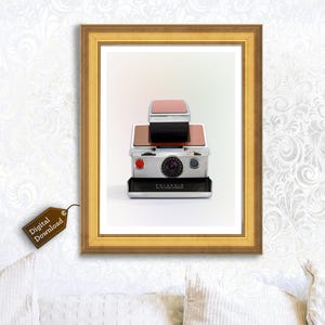 Polaroid SX-7 Instant Film Camera Poster | High-Quality TIFF Digital Download | 18x24” Printable Art for Camera and Vintage Design Lovers